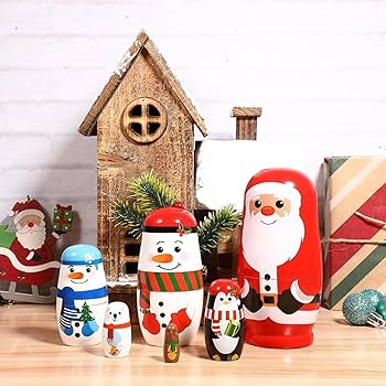 Amazon.co.jp: マトリョーシカ クリスマス マトリョーシカ人形 6 個 Amazon.co.jp: マトリョーシカ クリスマス マトリョーシカ人形 6 個