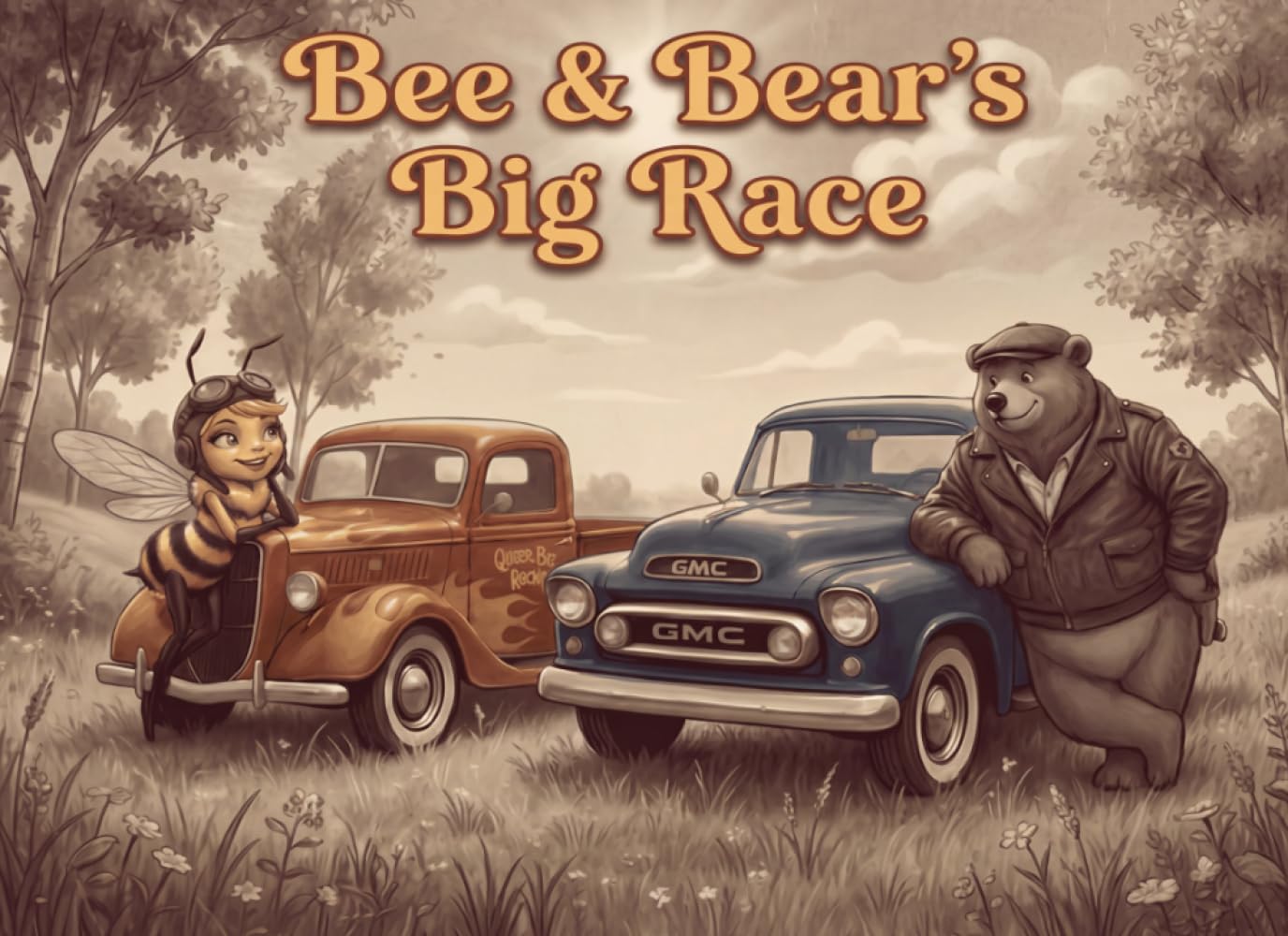Bee & Bear's Big Race: A Sweet Adventure with Pages to Color and Explore!
