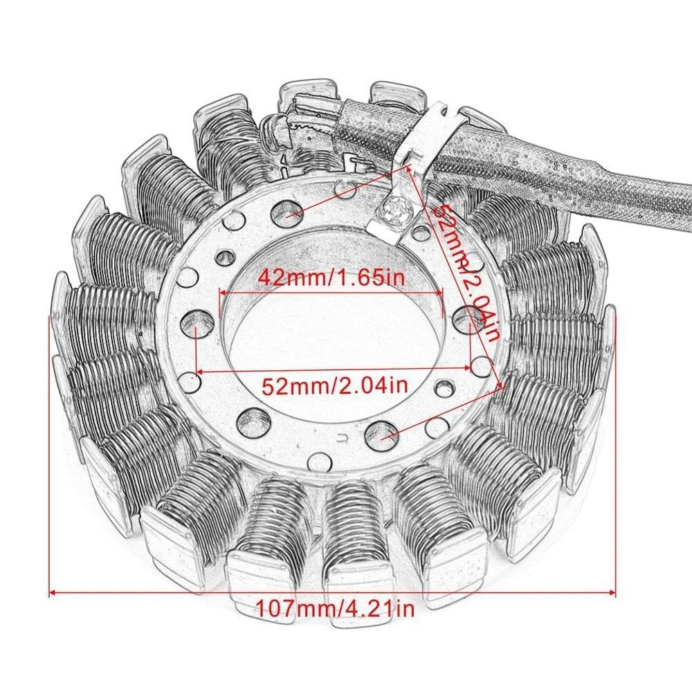Per Suzuki AN250 AN400 Per Burgman 250 400 Per Burgman250 Per Burgman400 1999-2002 Magneto Generatore Statore Bobina 32101-14F20-000 Bobina Accensione Motore Bobina Accensione