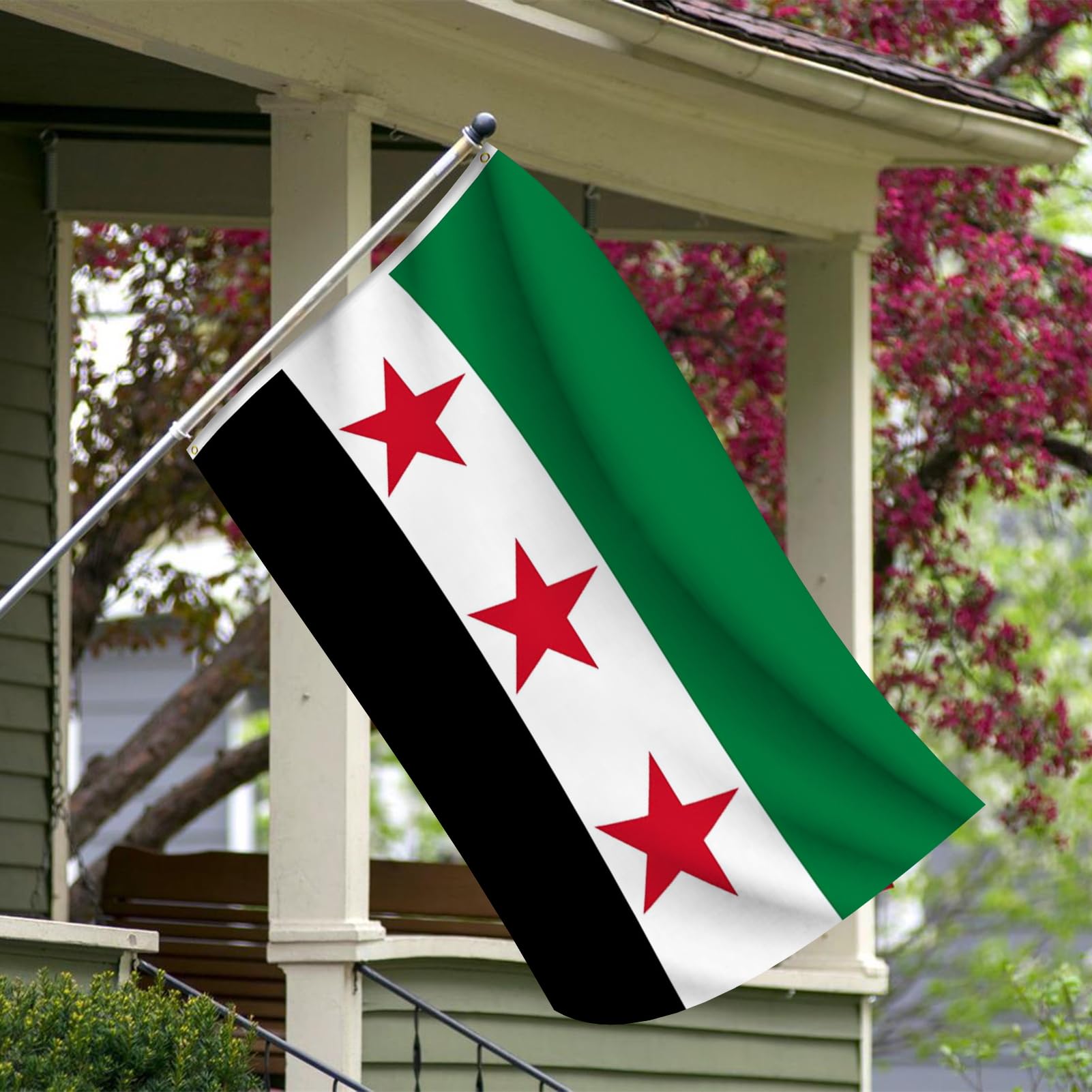 Große Flagge Der Syrischen Revolution - Flaggen Welt