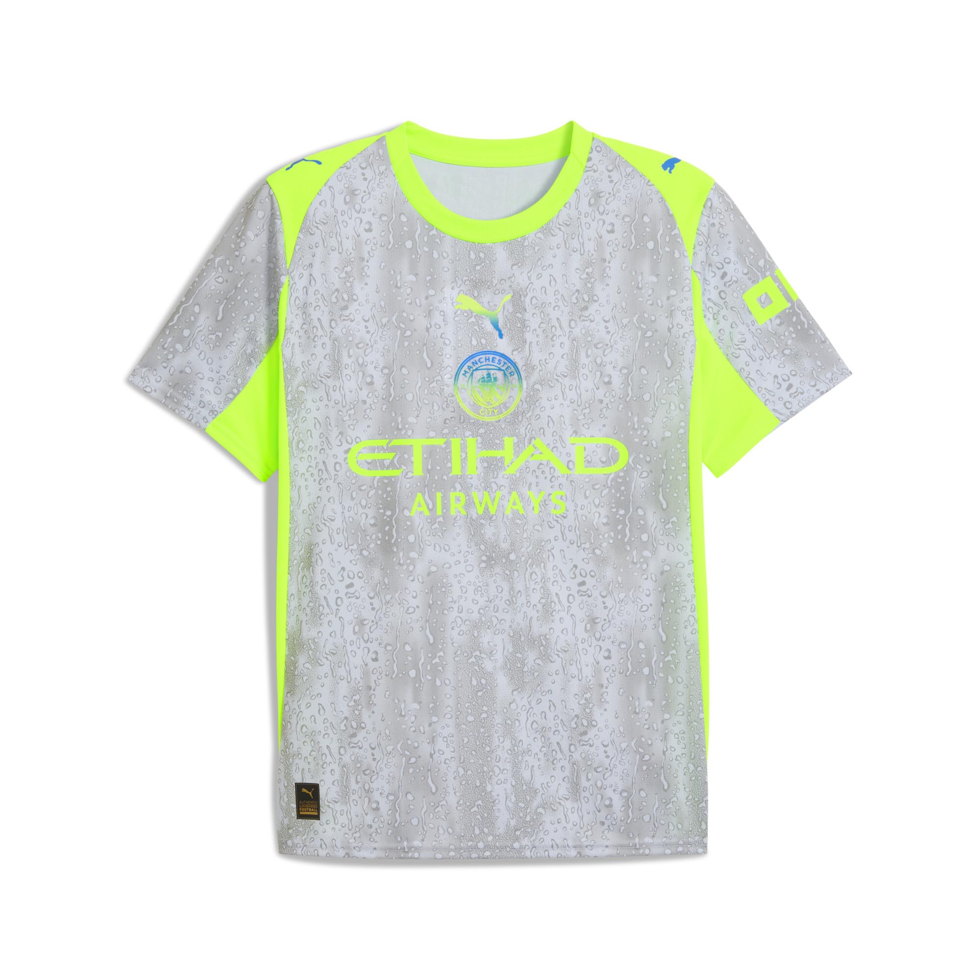 Puma Mens Manchester City 25/26 3rd Replica Shirt, Green, Size Xl, Men