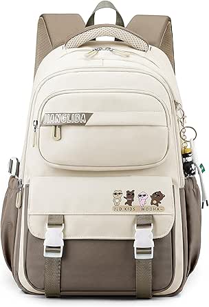 Waniki Schulrucksack Teenager - Wasserdichter Rucksack Mit Laptopfach