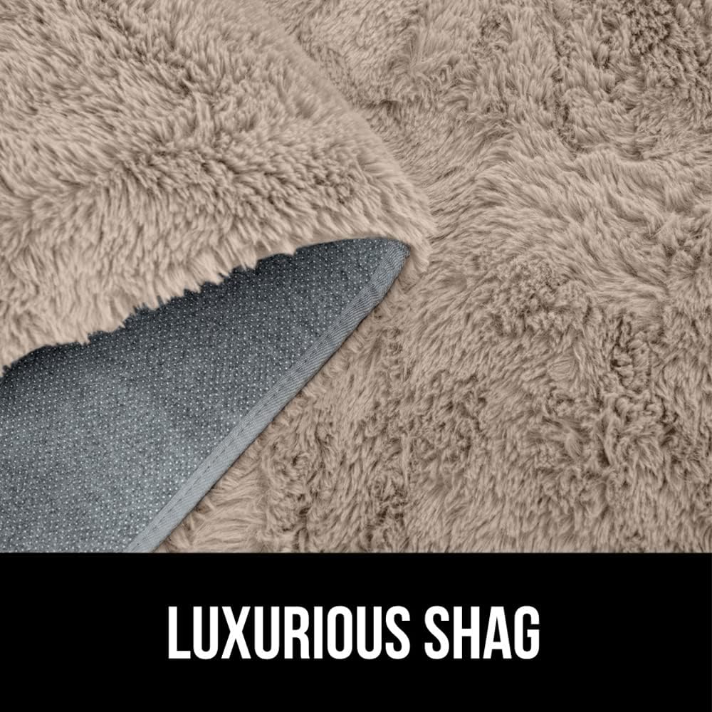 Flаѕh Dеаlѕ - 40% оƒƒ Gorilla Grip Soft Faux Fur Area Rug, Washable, Shed and Fade Resistant, Grip Dots Underside, Fluffy Shag Indoor Bedroom Rugs, Easy Clean, for Living Room Floor, Nursery Carpets, 7.5x10 FT, Beige ❤ Crаzу Dеаlѕ Gorilla Grip Soft Faux Fur Area Rug, Washable, Shed and Fade Resistant, Grip Dots Underside, Fluffy Shag Indoor Bedroom Rugs, Easy Clean, for Living Room Floor, Nursery Carpets, 7.5x10 FT, Beige