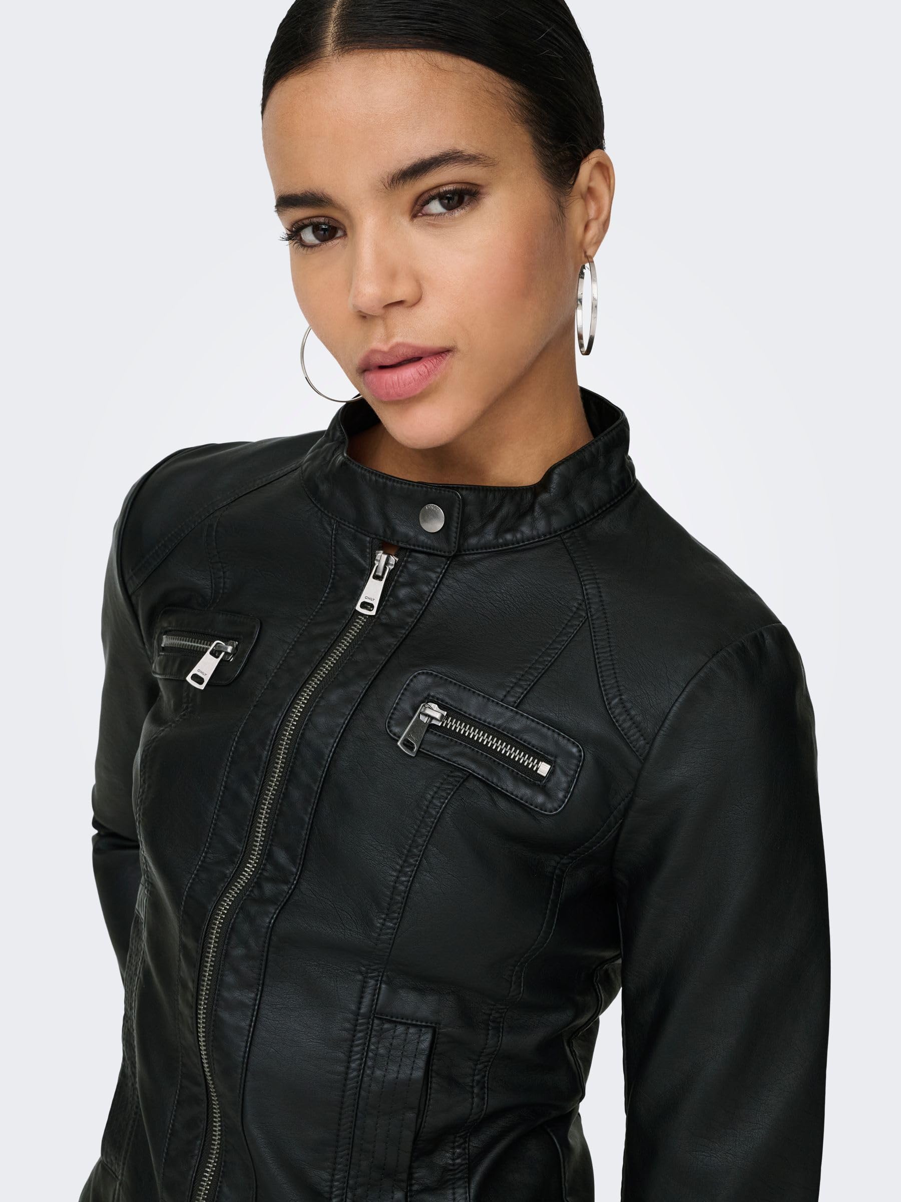 ONLY Faux Leather Jacket ONLBANDIT Faux Leather Jacket