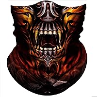 Vista 89 de Obacle - Tapabocas con cuello polar y de estilo de pañuelo contra el polvo y el sol para hombre y mujer