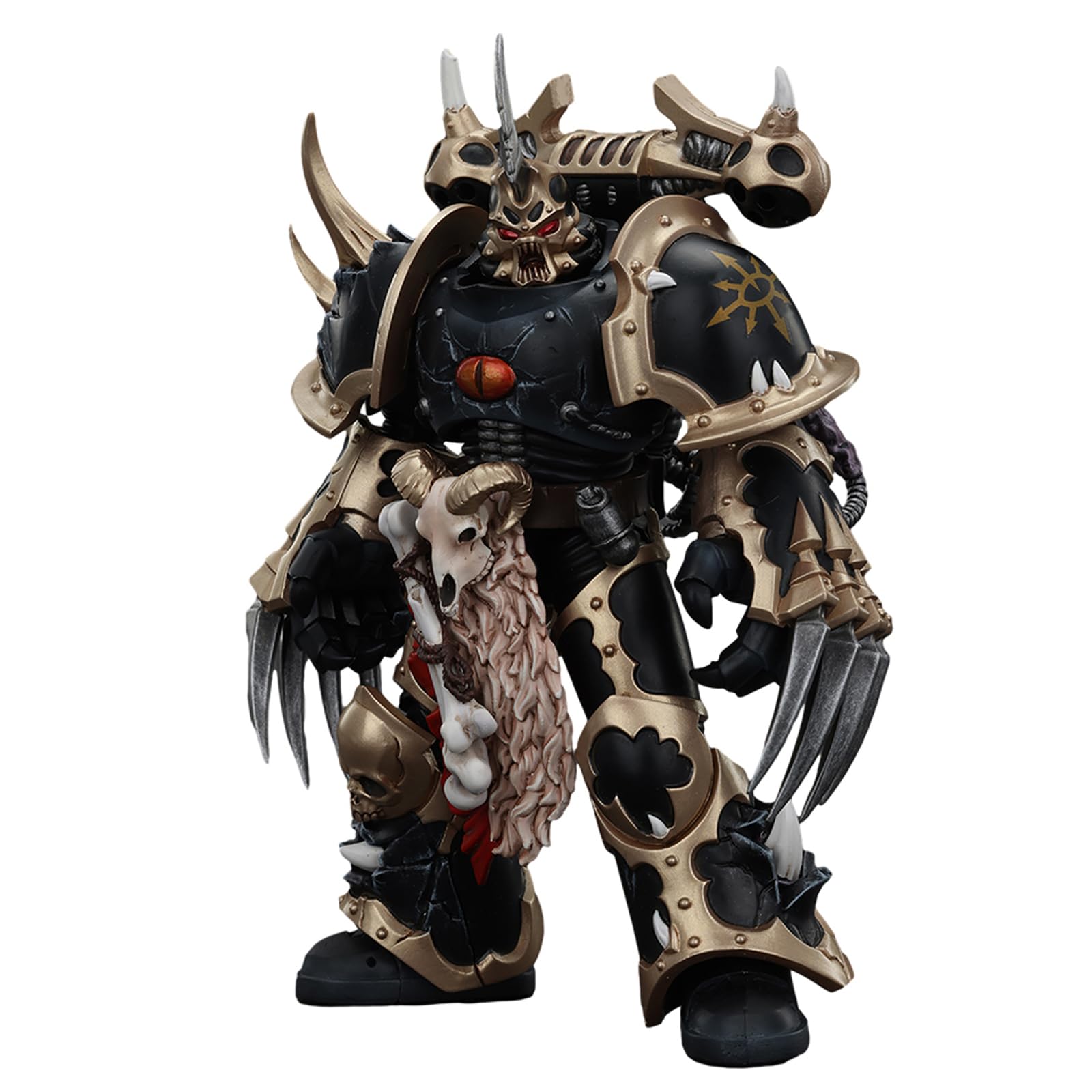 GWTCTOY JoyToy GW 40K original 1:18 Figura de Acción, Chaos Space Marines Black Legion Chosen with Lightning Claws