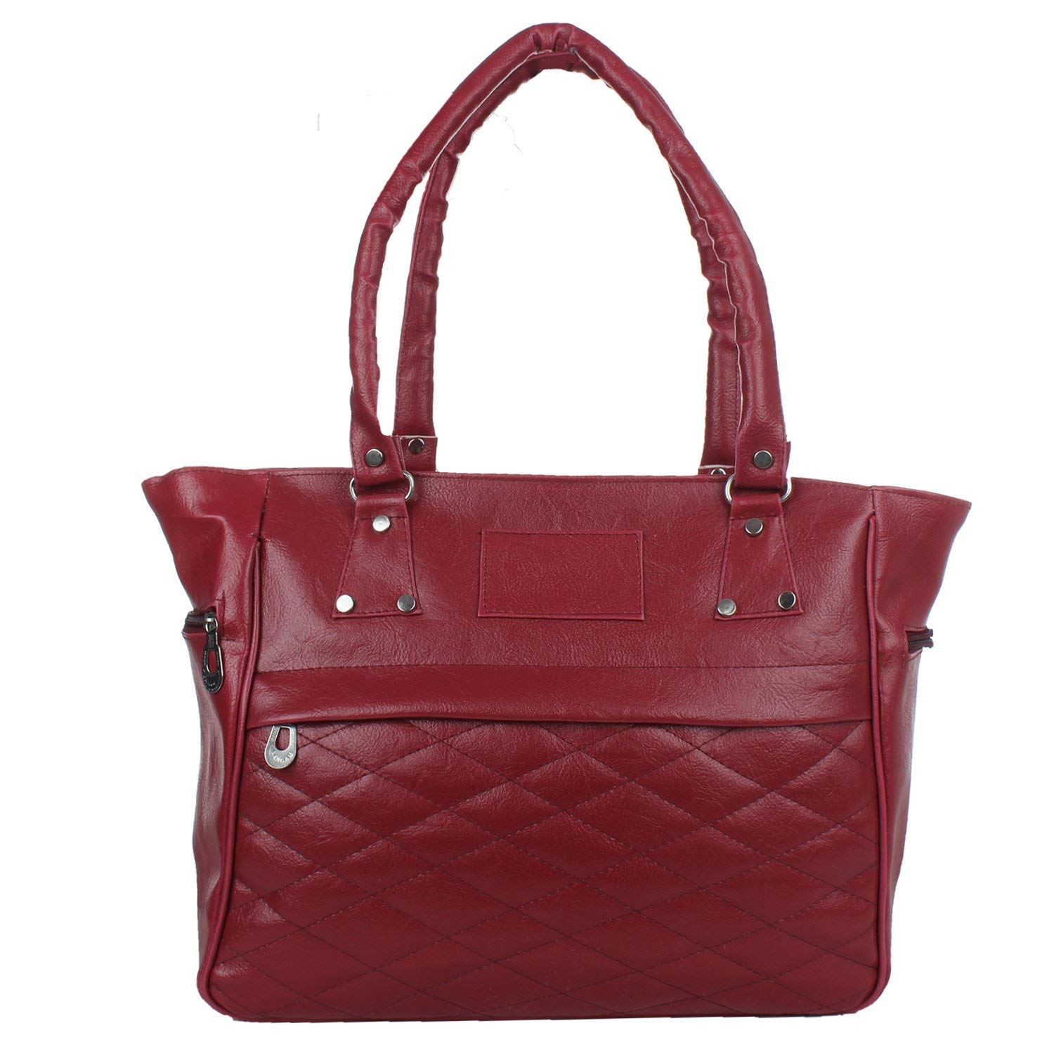 ZAXCERWomen's PU Hand Bag (Maroon)