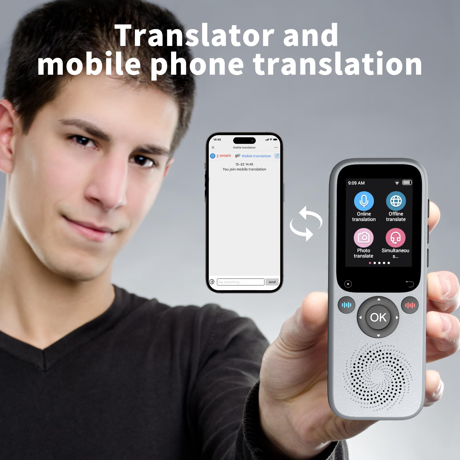 Language Translator Device, Supports Real Time Translation Device