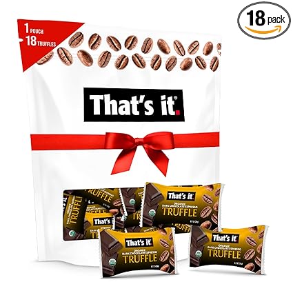 That's it. organic dark chocolate espresso truffles (1 …