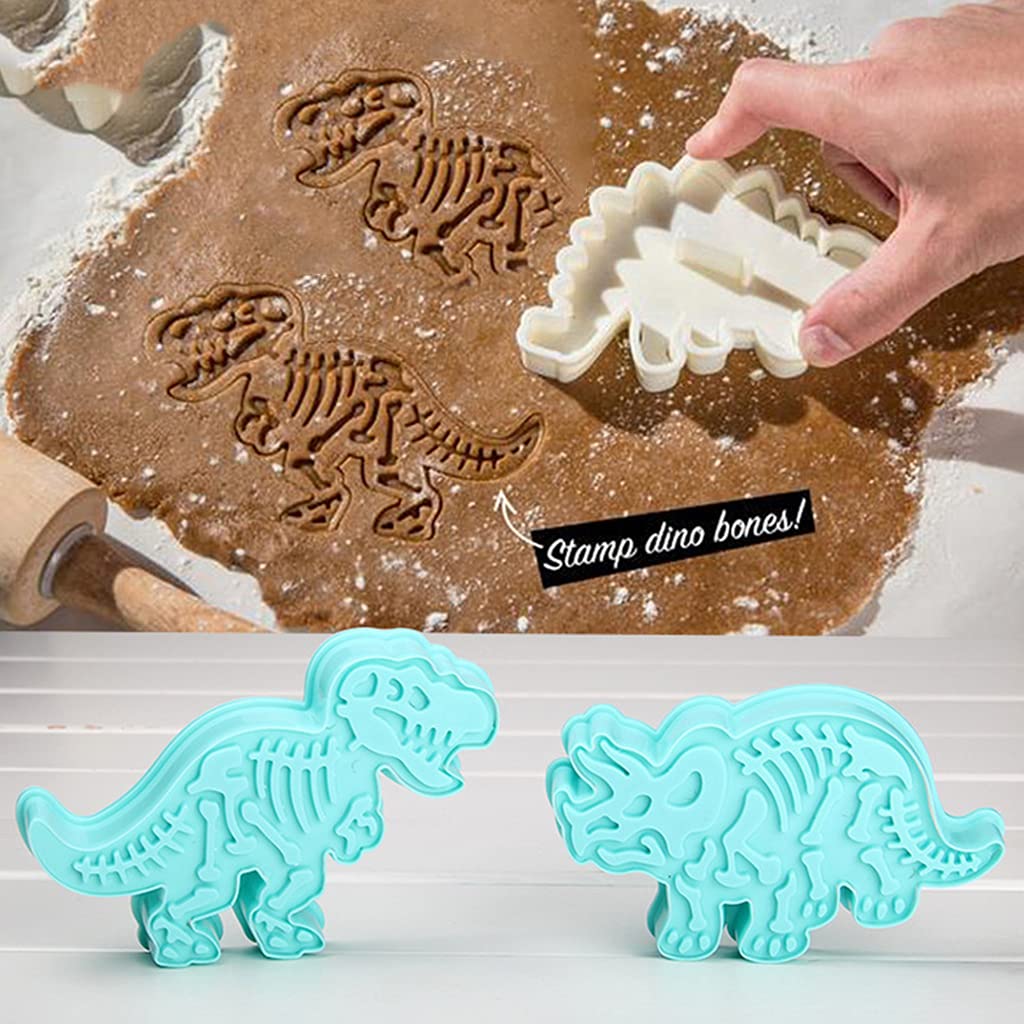 PTaizjjz Lot De 8 Emporte-pièces Dinosaures En Plastique Pour Enfants, Fête Dinosaure