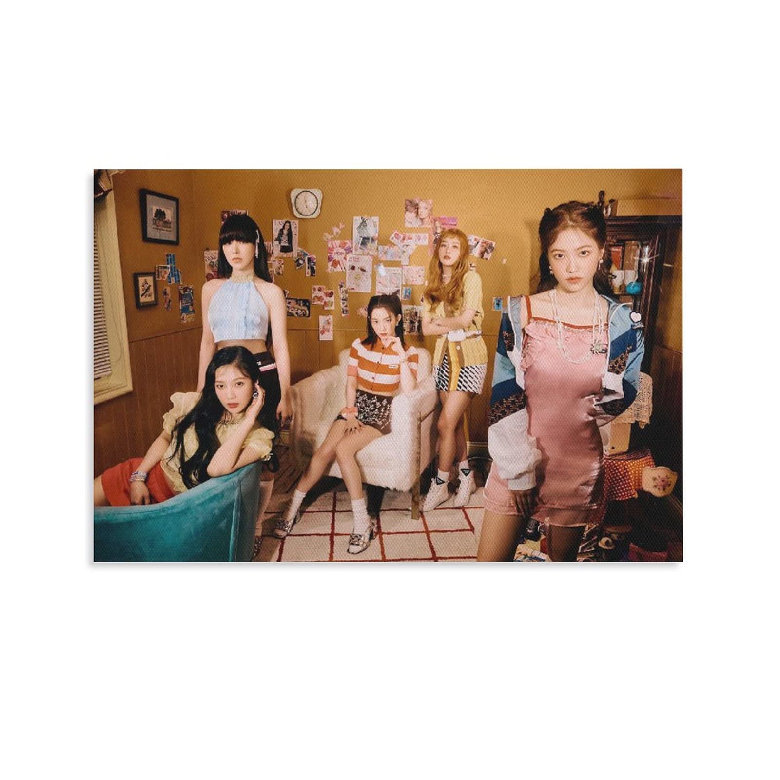 yoggoo Star Girl Group Red Velvet Kpop Queendom Teaser Irene Joy Seulgi Wendy Member Set Posters Aesthetics Home Office Wall Decor and Creative Painting Decoration 24x36inch(60x90cm)