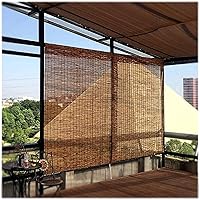 Vista 1 de Persianas de bambú de carbonización para patio al aire libre cortinas enrollables para exteriores persianas enrollables para ventanas privacidad