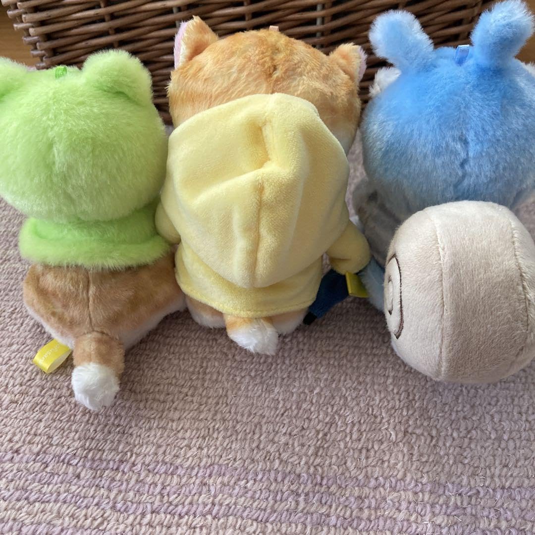 mofusand ぽわぽわ長毛種マスコット5つセット Amazon.co.jp: 3点セット モフサンド ぽわぽわ長毛種マスコット