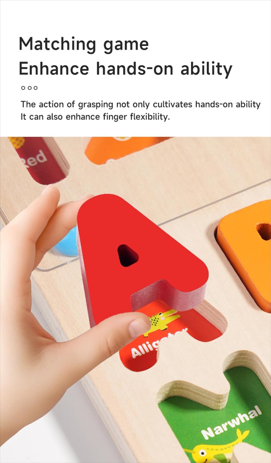 Children Wooden Montessori Number Letter Color Learn Toys Magnetic Maze Color Number Alphabet Matching Counting Puzzle Board Sorting Stacking Preschool Game