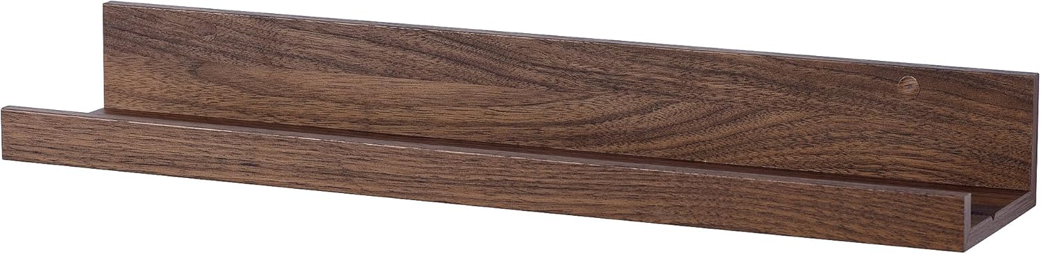 MOSSLANDA Picture ledge, walnut effect, 55 cm