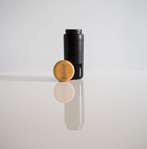 Miniatura 9 de Soma Taza de cerámica aislada con tapa de bambú, menta, 12oz