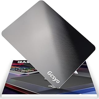 Professional Glass Gaming Mouse Pad for Logitech G502/G PRO/G703, Large Non Slip Mousepad for Avid Gamer-Special Glass Surface with Improved Precision and Speed for Smooth Mouse Control