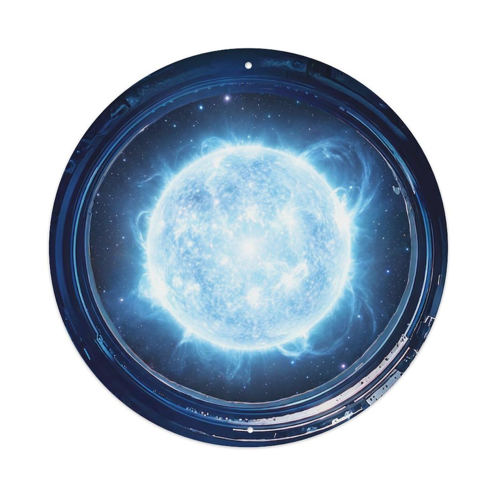 Blue Supergiant Star View Metal Tin Sign