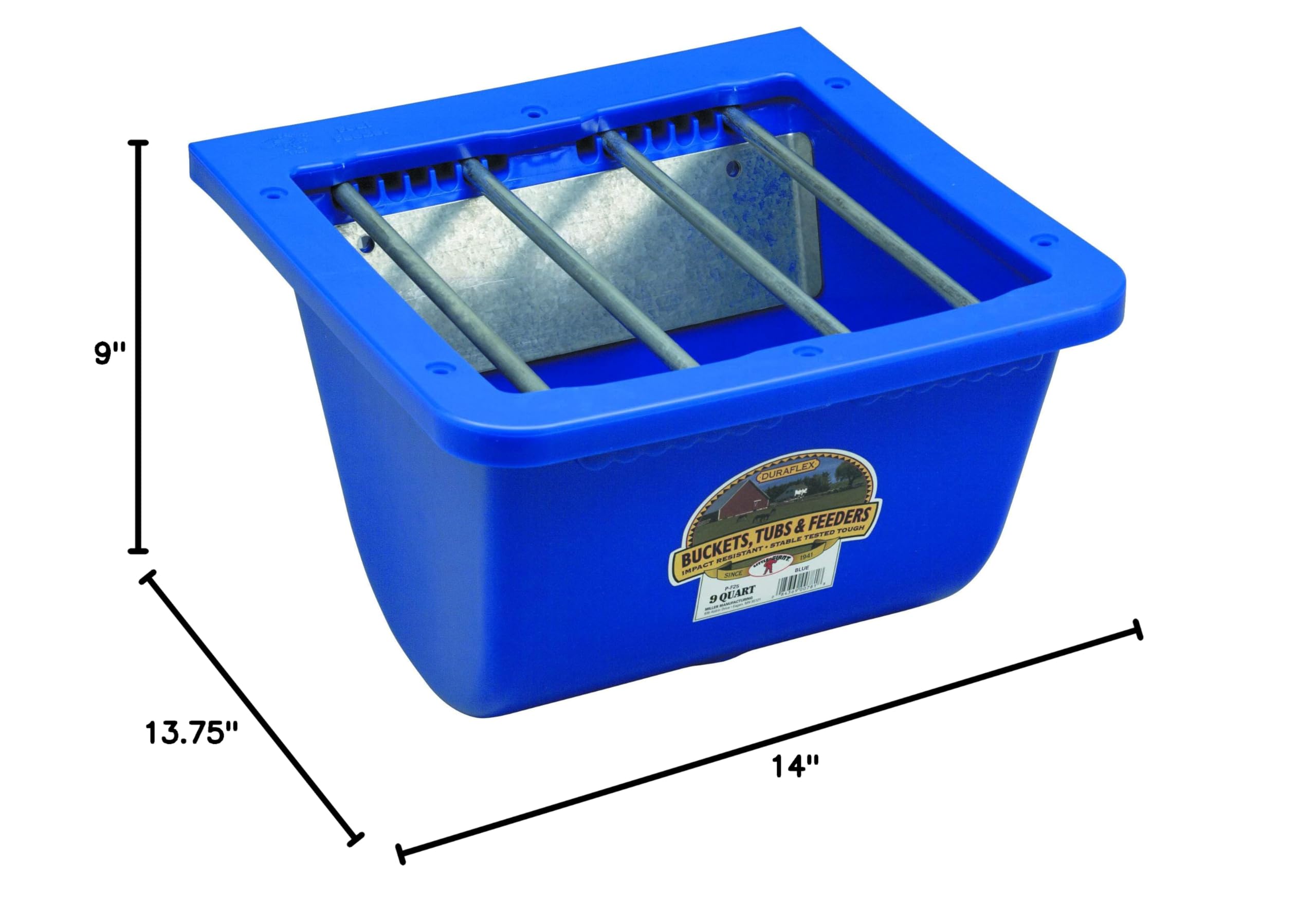 Little Giant Foal Feeder | Foal and Small Animal Creep Feeder | Adjustable Steel Bars | 9 Quart product thumbnail 3