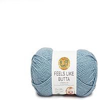Vista 17 de Lion Brand Yarn Feels Like Butta - Ovillo de lana suave para tejer y tejer, aterciopelado, paquete de 3, color gris pálido
