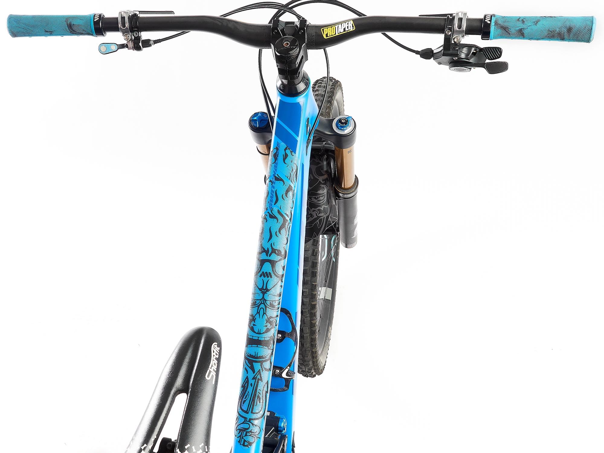 Paratelaio All Mountain Style Per MTB - Protezione Da Graffi E Urto In PVC - Universale Per XC, Trail E Marathon - Foto 9