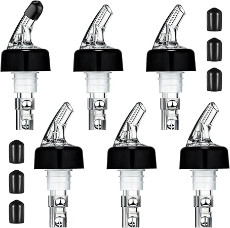 BBTO Automatic Measured Bottle Pourer Spout Liquor Pourers Bottle Jigger