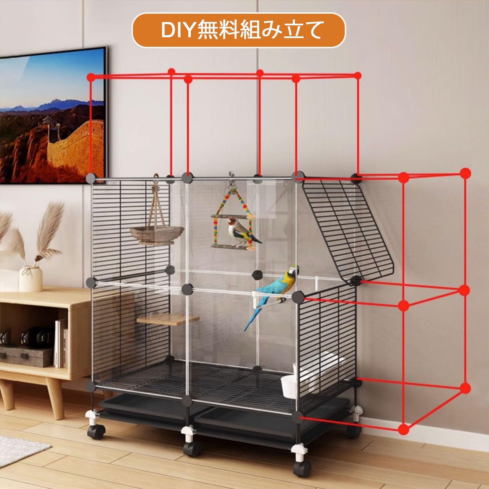 Amazon | 鳥かご 鳥ケージ 鳥 ケージ インコ ケージ 鳥ケージ セキセイ