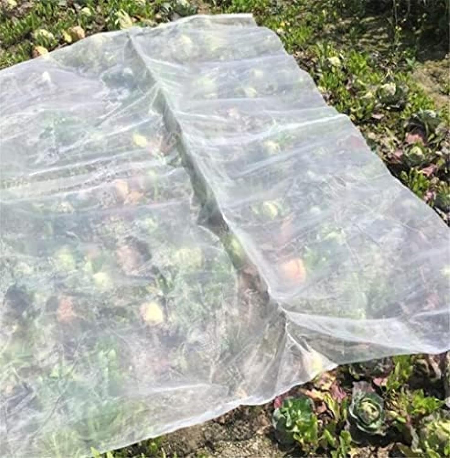 Insektennetz für den Garten, 0,8 mm Maschen, Insektenbarriere für Pflanzen, Gemüse, Blumen, Pflanzen und Obst