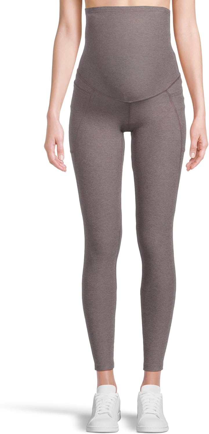 Beyond Yoga Women's Spacedye Love The Bump Maternity Pocket Midi Legging