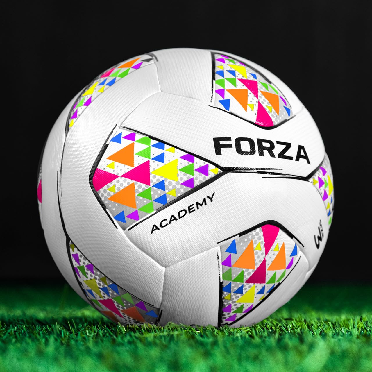 FORZA Academy Footballs – FIFA Certified, Durable Match & Training Balls, 6 Colour Options & Multipacks (Multi Colour, Size 3 (Kids) - Pack of 1)