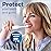Philips Sonicare ProtectiveClean 6500 Rechargeable Electric Toothbrush, with Pressure Sensor, 3 Cleaning Modes, SmarTimer and QuadPacer, 14-Day Battery Life, Charging Travel Case, Pink, HX6462/06