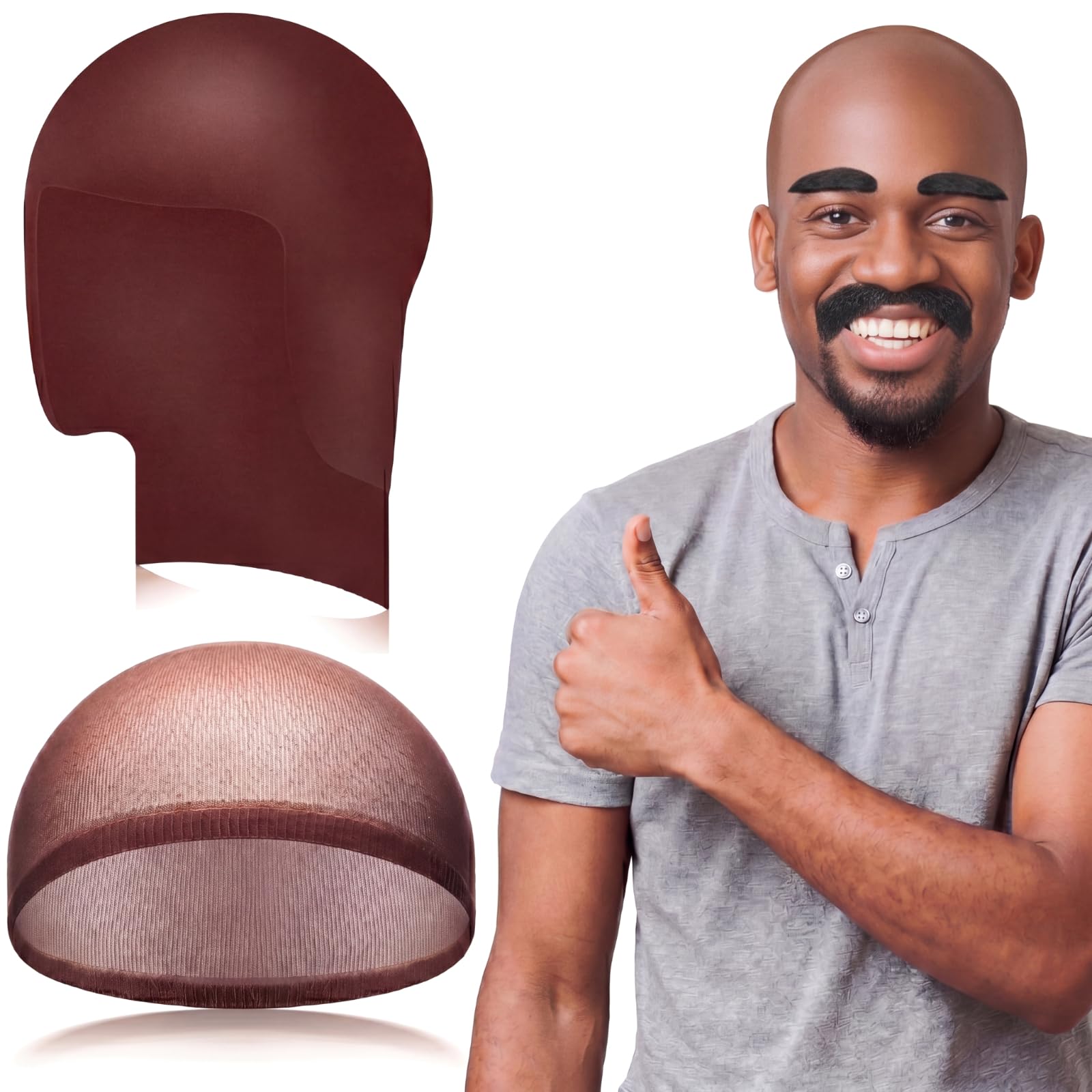Wavwavw Halloween Bald Cap
