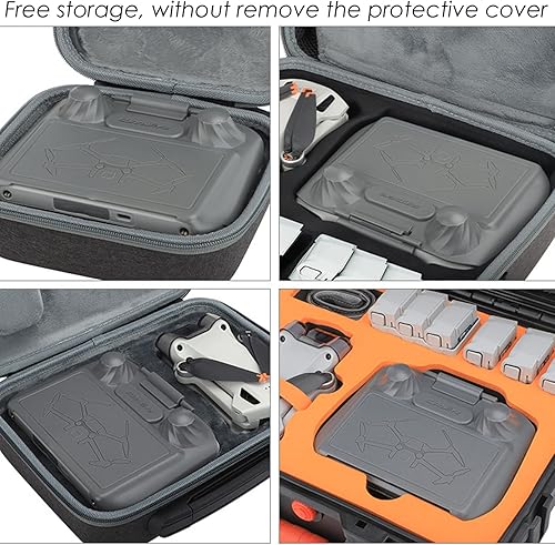 Miniatura 5 de LICHIFIT Funda protectora con control remoto 2 en 1 para DJI RC Mini 3 Pro, accesorio de control remoto gris
