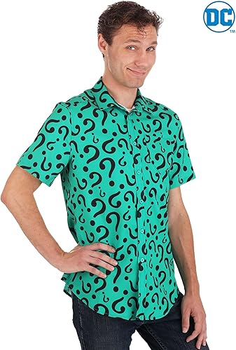 Miniatura 8 de Camisa con botones para adultos The Riddler