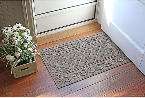 Miniatura 8 de Bungalow Flooring Waterhog - Tapete para puerta, 2 x 3 pies, fabricado en Estados Unidos, duradero y decorativo, antideslizante, interiorexterior,
