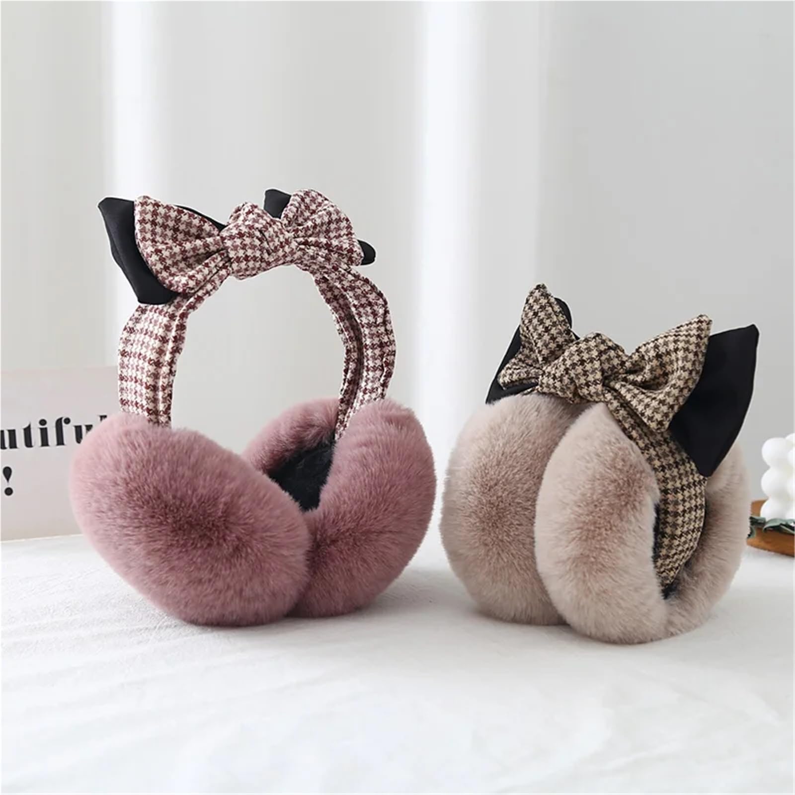 Cache-oreilles for femmes cache-oreilles chaud hiver chapeaux adulte pli pour Chaleur