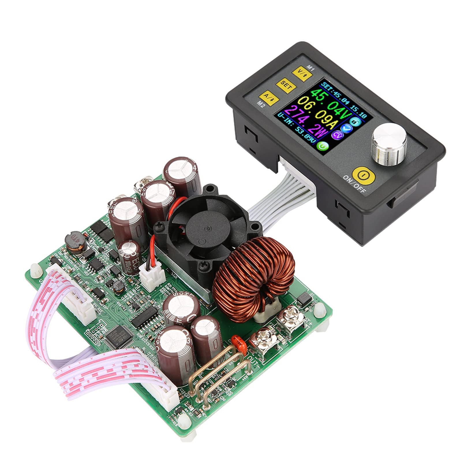 Modulo di alimentazione digitale LCD con regolazione step down regolabile DPS5020 - Controllo programmabile a tensione costante e corrente costante - Uscita da 0 V a 50,00 V e da (DPS5020)