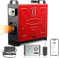 Vista 1 de Calentador diésel 12V/24V/110V 8KW APP Control remoto Calentadores de aire de estacionamiento todo en uno Calentamiento rápido con silenciador