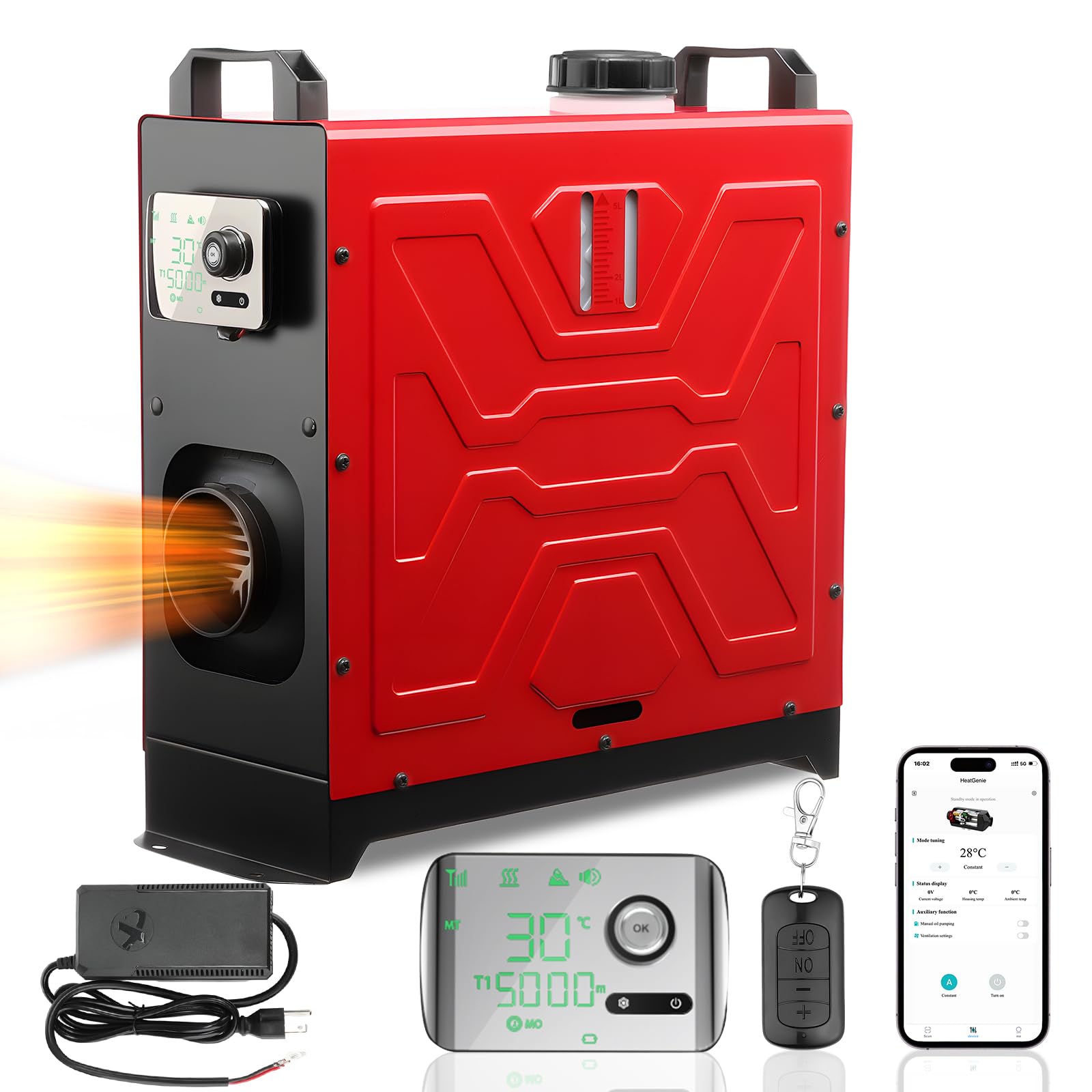 Diesel Heater 12V/24V/110V 8KW APP Remote Control Parking Air Heaters All