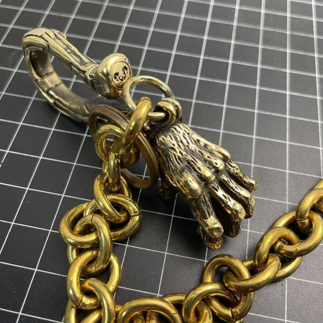 栓抜き！真鍮製（ブラス）★ハンド★ウォレットチェーン★ 栓抜き！真鍮製（ブラス）☆ハンド☆ウォレットチェーン☆ Amazon.co