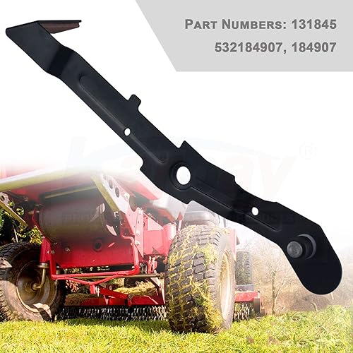 Miniatura 4 de 532184907 Conjunto de brazo de freno de hoja de cubierta con rodillos de leva para Poulan, Wizard, Husqvarna cubiertas de 42 pulgadas, también para