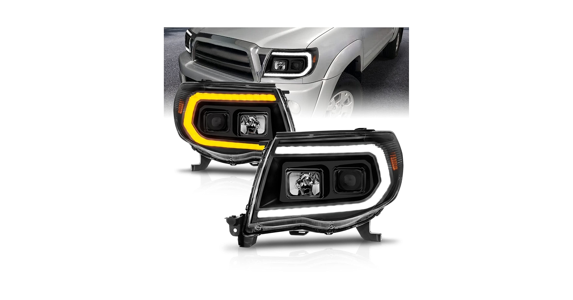 プロジェクター yutakaoh Amazon.com: AmeriLite for 2005-2011 Toyota Tacoma C-Type