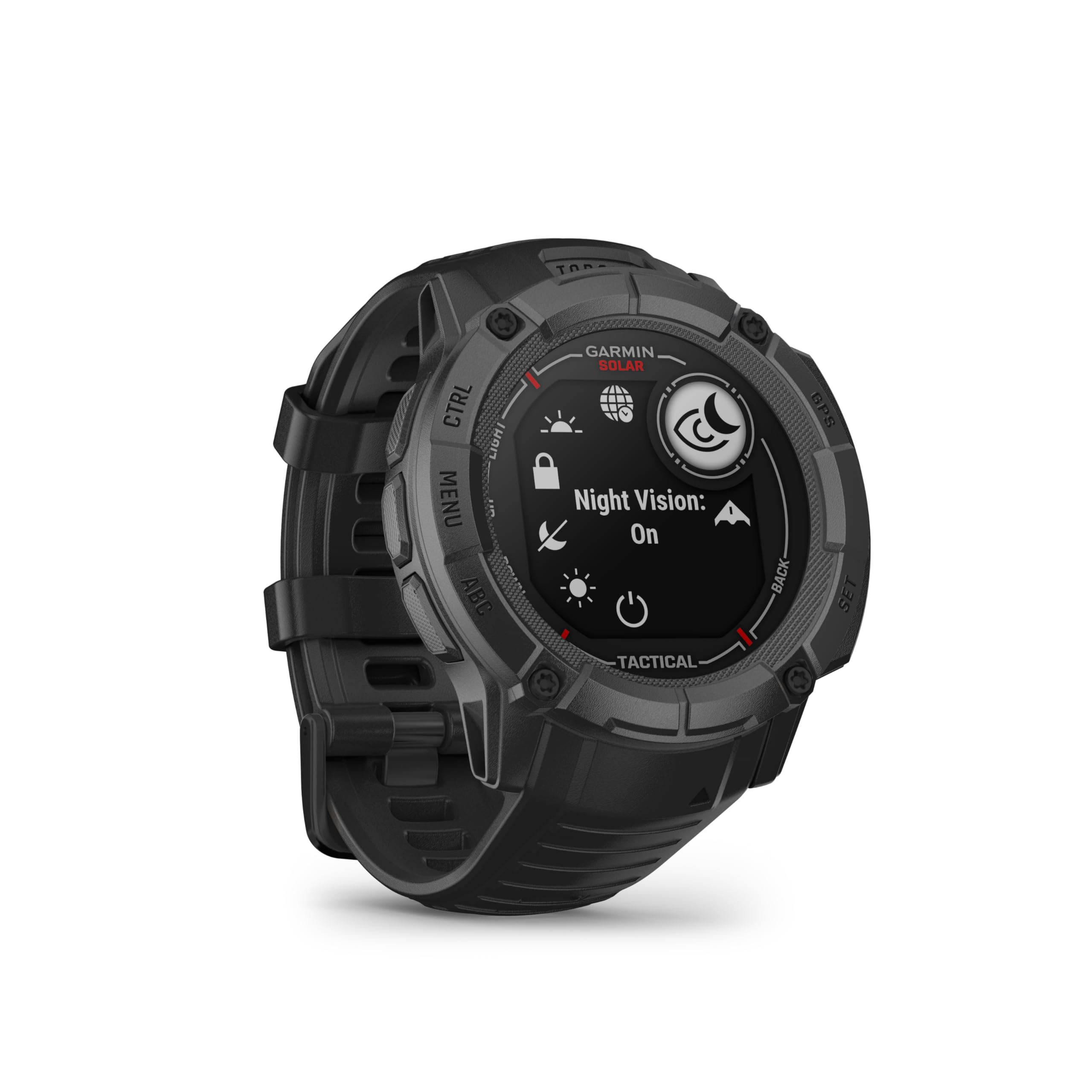 Garmin Instinct 2X, Solar – Tactical Edition - Montre GPS Robuste et connectée – Black - Boîtier 50 mm (Reconditionné)