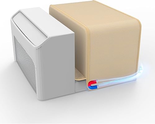 BJADE'S Cubierta de aire acondicionado para ventana compatible con la unidad de aire acondicionado de ventana en forma de U Midea, resistente,