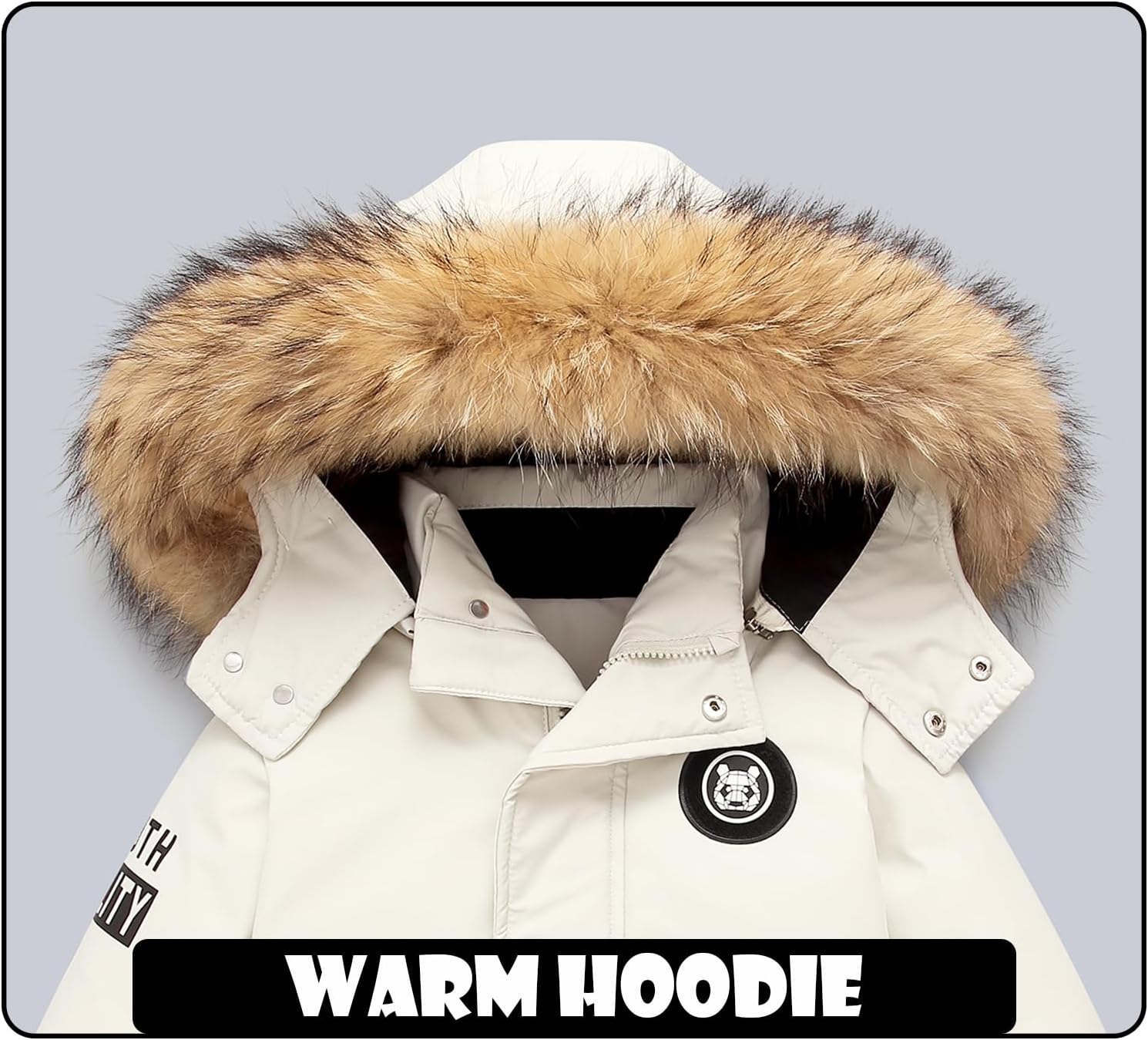 Baby Snowsuit Toddler Girl Snow Suits Winter Coat Boy Clothes Jacket 1-5T Pants - Image 3