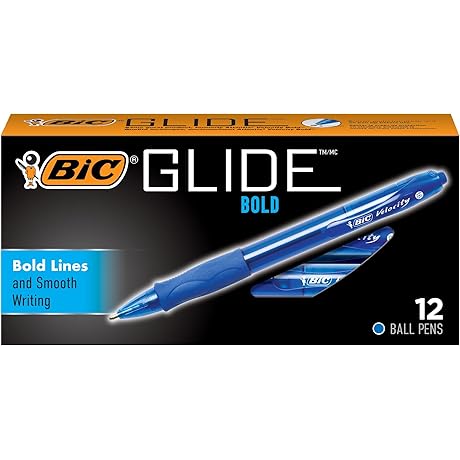 BIC Velocity Bold Blue Ballpoint Pens: Your Dependable Writing Companions