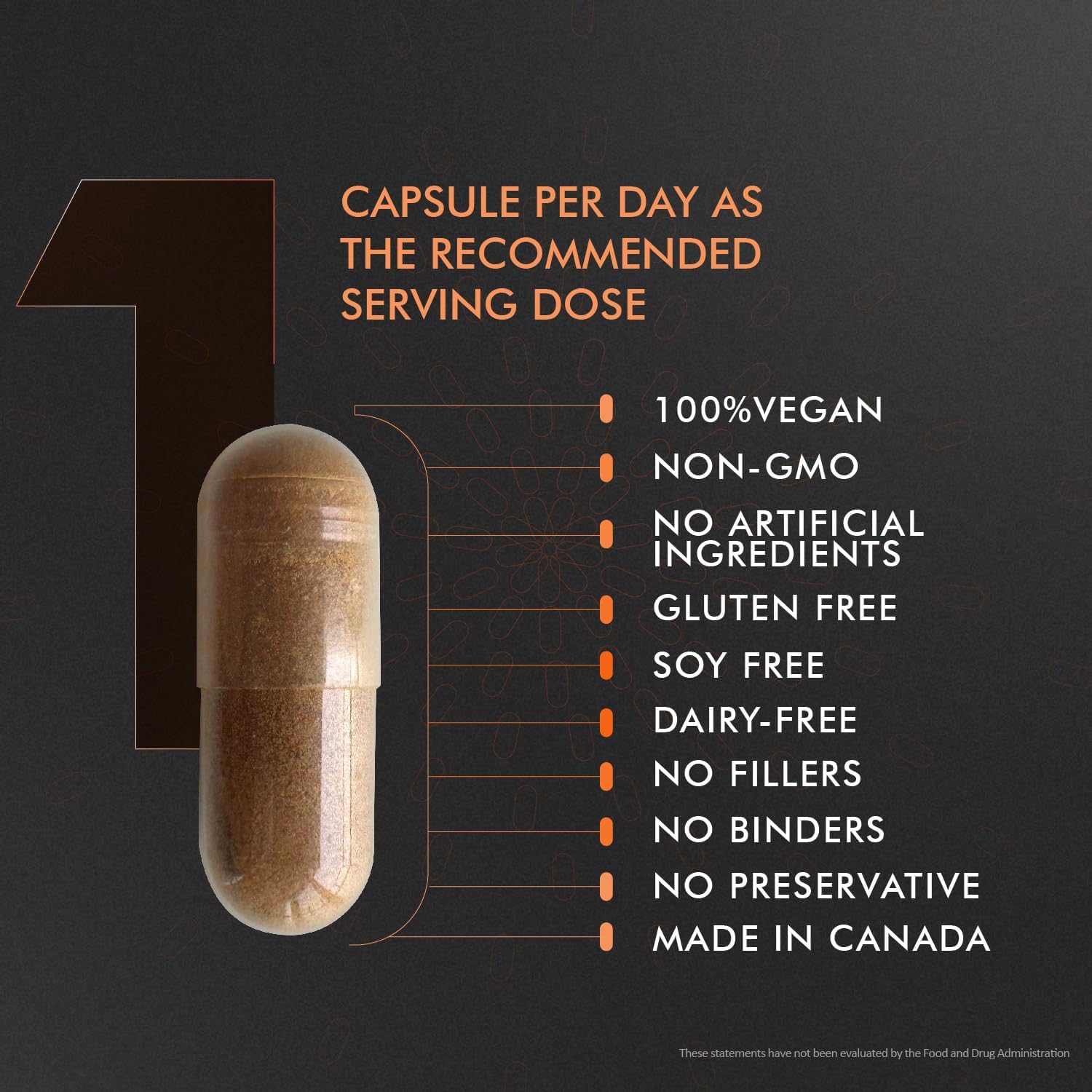 5 Mushroom Complex – Lion’s Mane, Reishi, Cordyceps, Maitake & Shiitake – Immune Support, Energy & Stress Balance – Vegan, Non‑GMO, Gluten Free – 60 Capsules (2‑Month Supply)