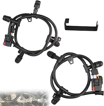 4C2Z-12A690-BA 5C3Z-12A690-A Compatible with Powerstroke 6.0 Glow Plug Harness Ford F250 F350 F450 Super Duty 2004-2010 Glow Plug Harness Kit Includes Left Right Harness,Removal Tool