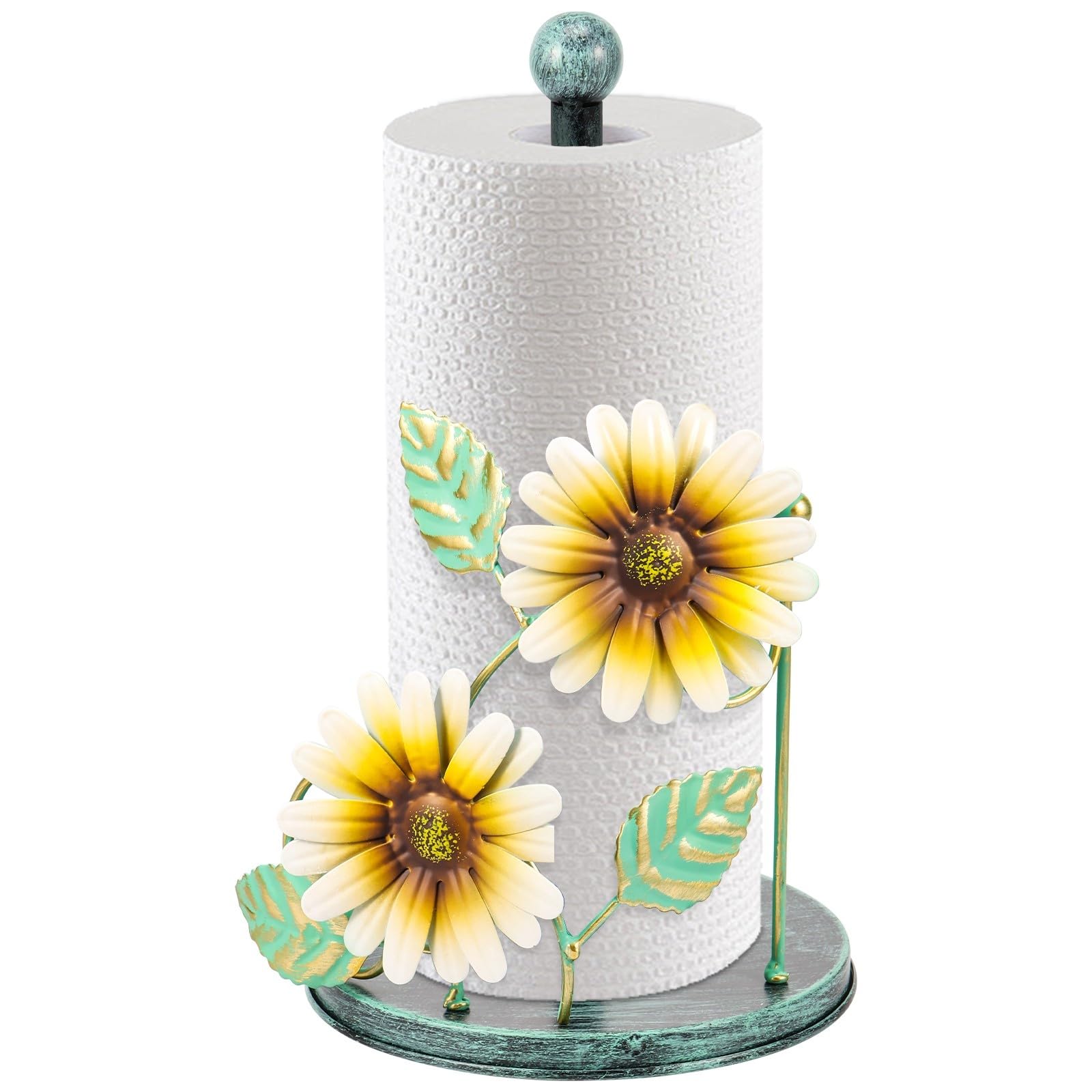 Küchenrollenhalter Sonnenblumen-Eisenrollen-Papierhandtuchhalter
