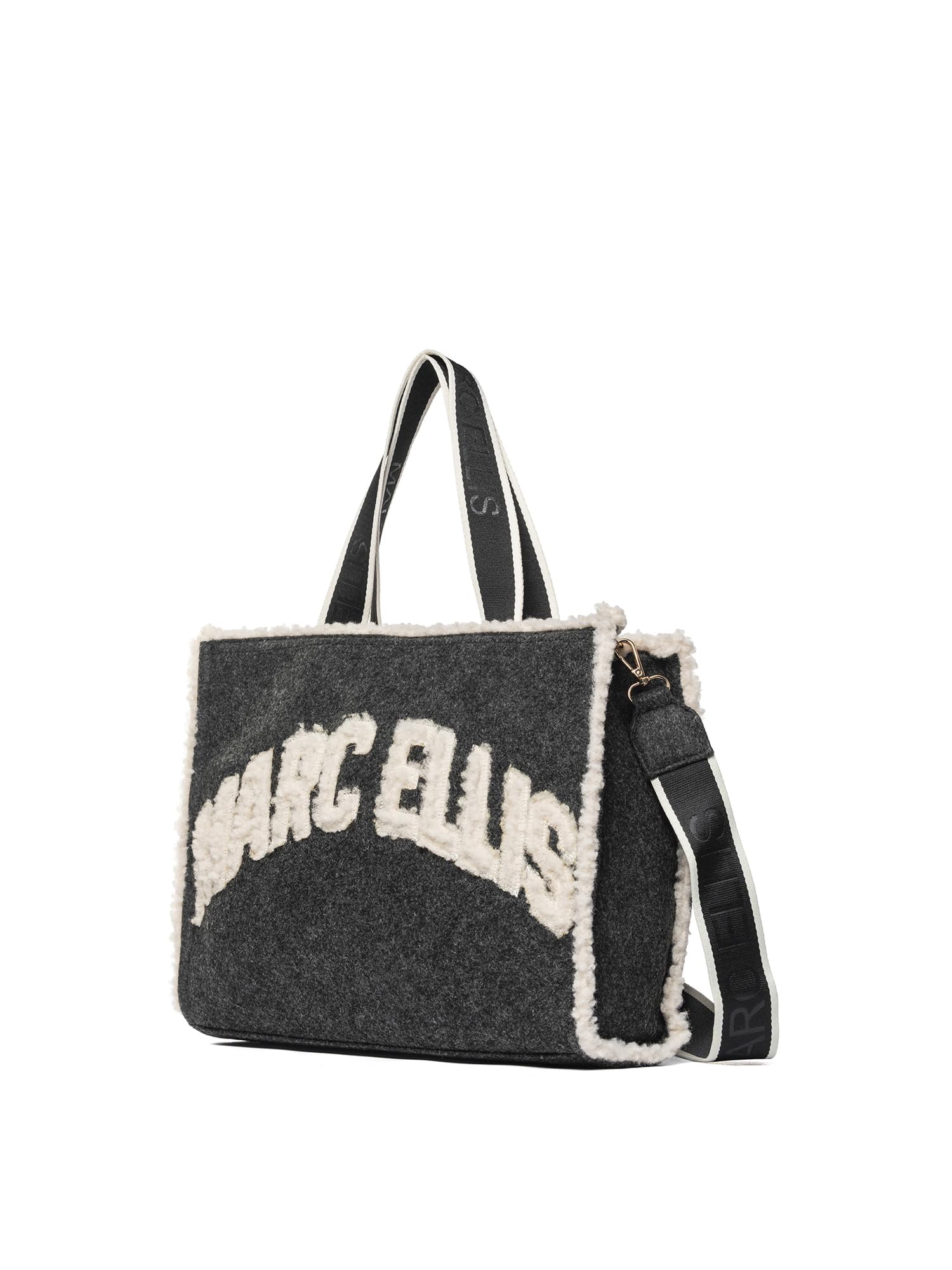 Marc Ellis Bolso de Hombro Mujer Novara Prime - Poliéster Gris Oscuro